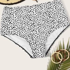 High waist swim bottoms